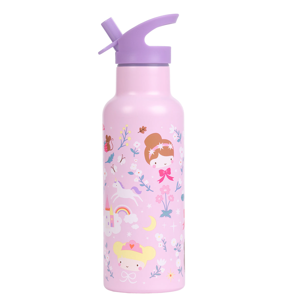 XL Edelstahl-Trinkflasche: Prinzessinnen