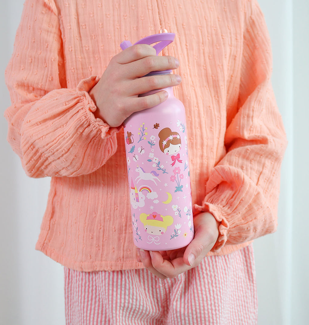 XL Edelstahl-Trinkflasche: Prinzessinnen