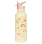 XL-Edelstahl-Trinkflasche: Regenbogen