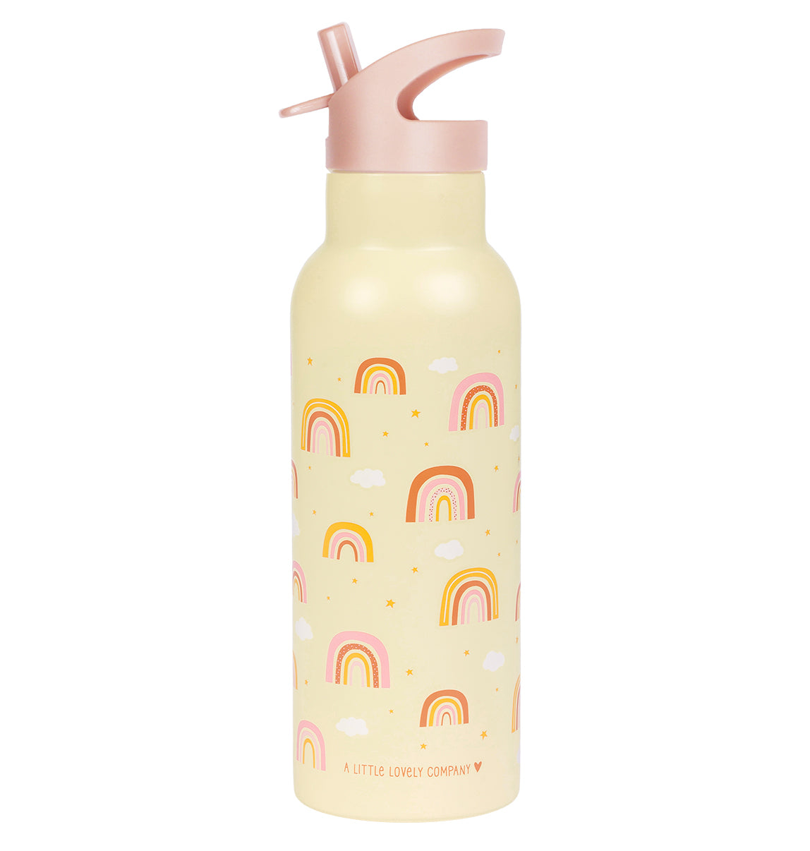 XL-Edelstahl-Trinkflasche: Regenbogen