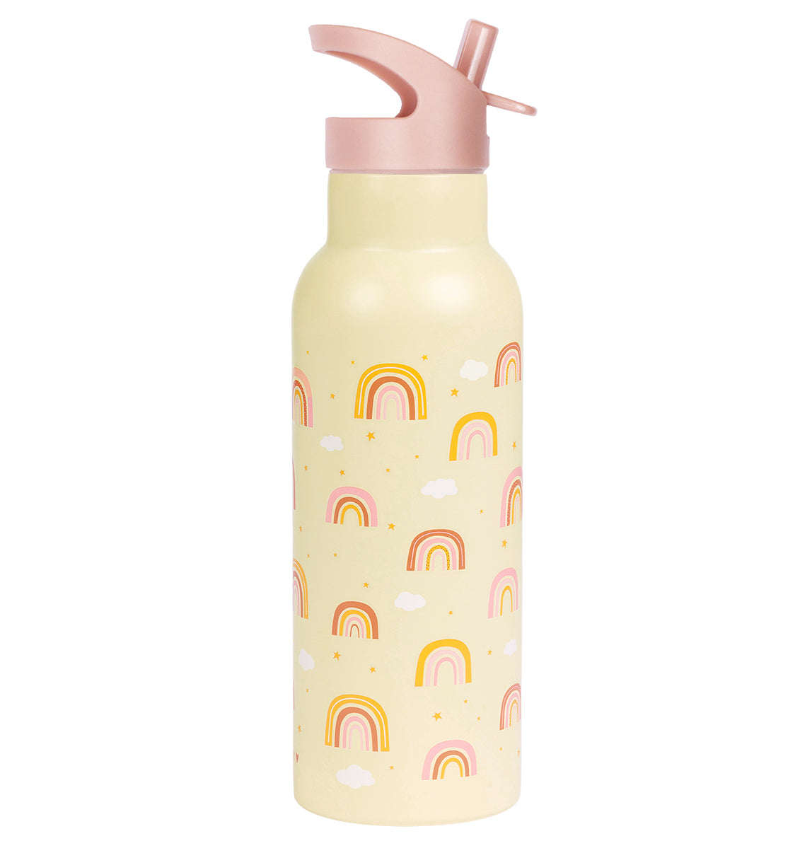 XL-Edelstahl-Trinkflasche: Regenbogen