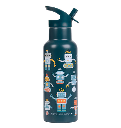 XL Edelstahl-Trinkflasche: Roboter