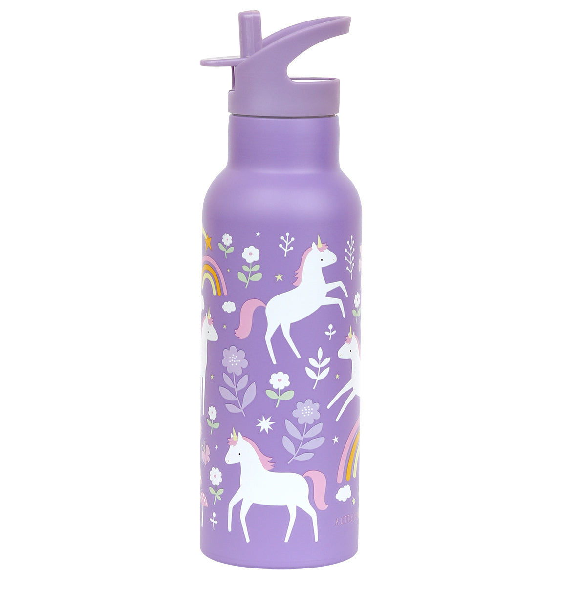Personalisierte Trinkflasche 'Einhorn-Sirene' – Wählbar Als Alu- Oder Thermoflasche (mit Namen)