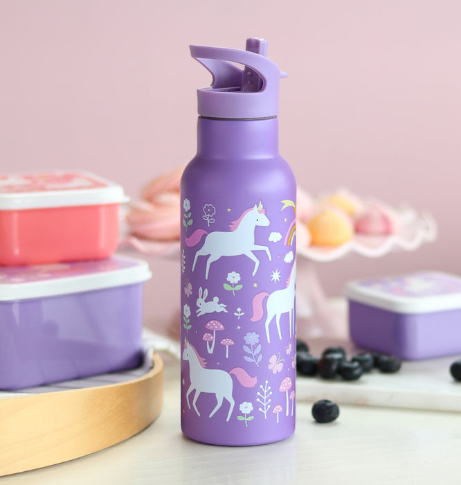 XL-Trinkflasche aus Edelstahl: Einhorn-Traum
