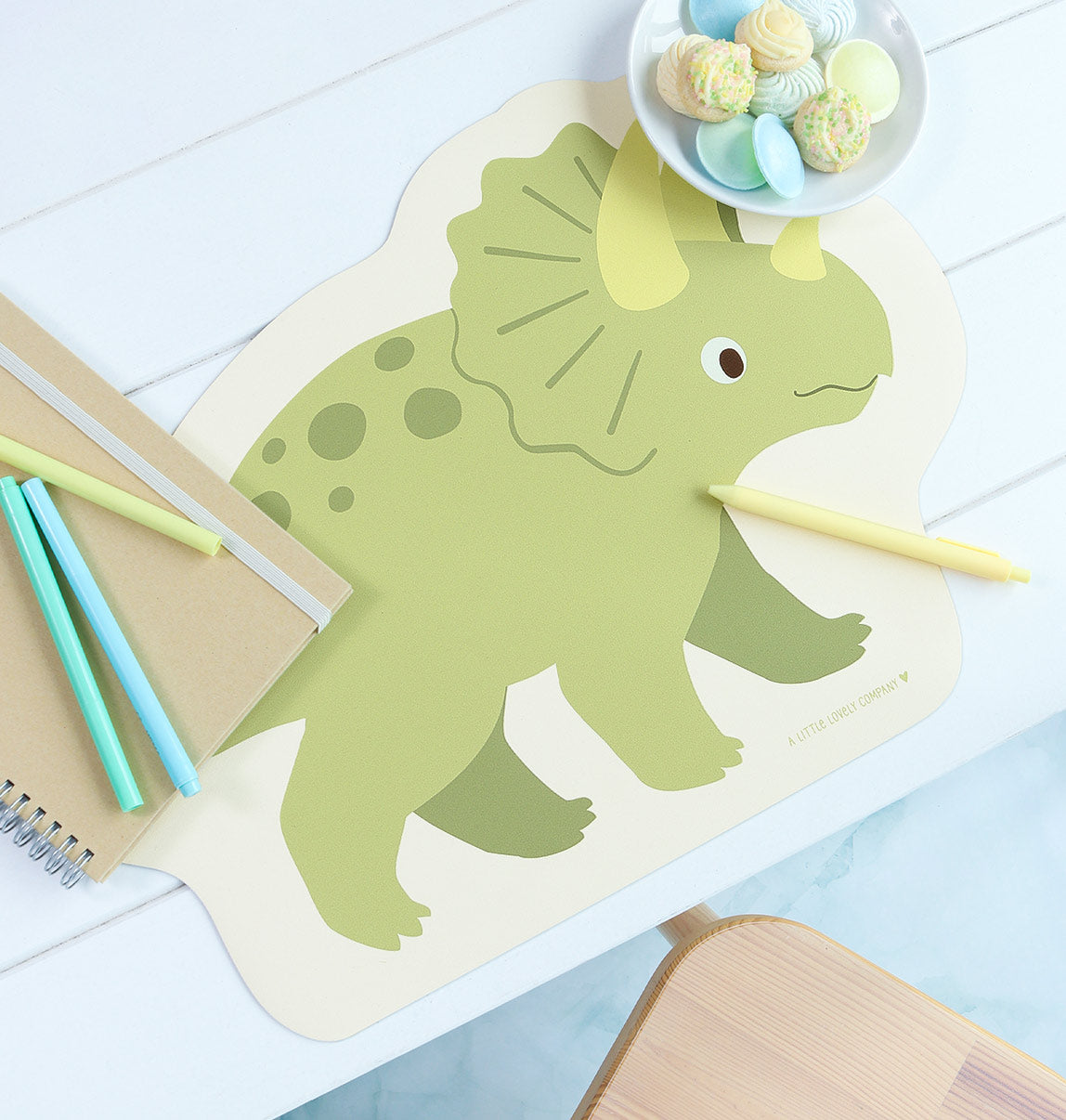 Tischset: Kleiner Dinosaurier