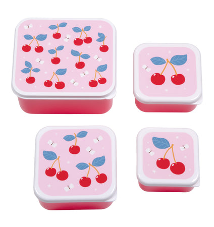 aufbewahrung von kirschen Kirschen Lunch & Snack Box Set für Kinder