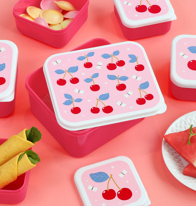aufbewahrung kirschen Kirschen Lunch & Snack Box Set für Kinder