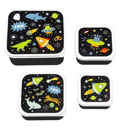 Brot- und Snackdosen Set: Galaxy