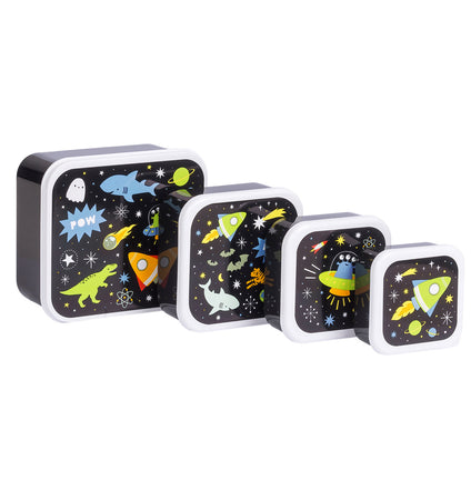 Brot- und Snackdosen Set: Galaxy