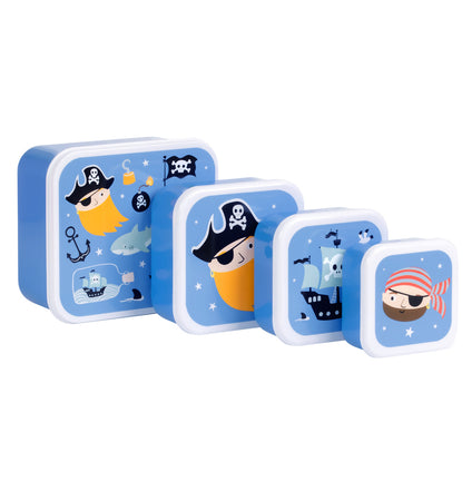 Brot- und Snackdosen Set: Piraten 