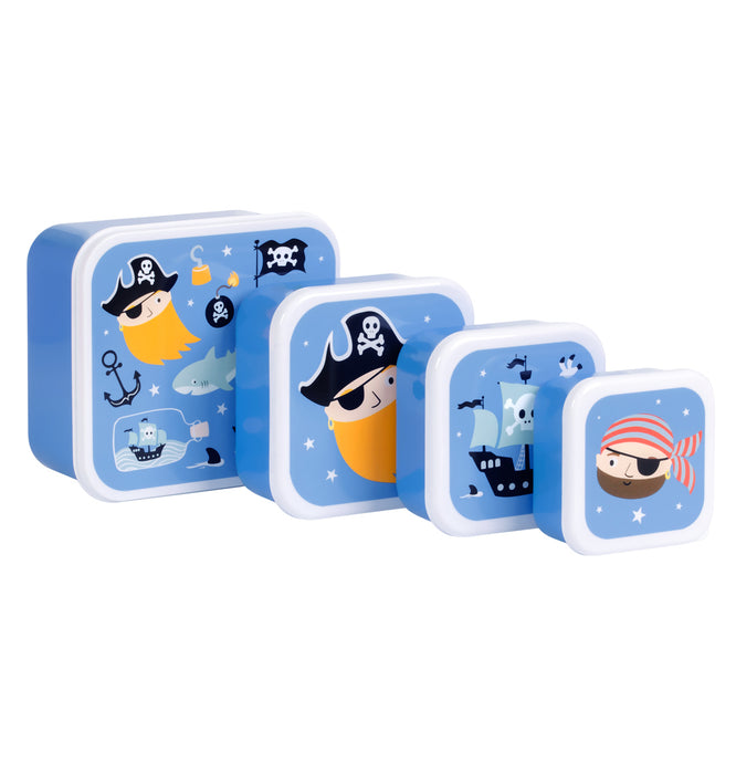 Brot- und Snackdosen Set: Piraten 