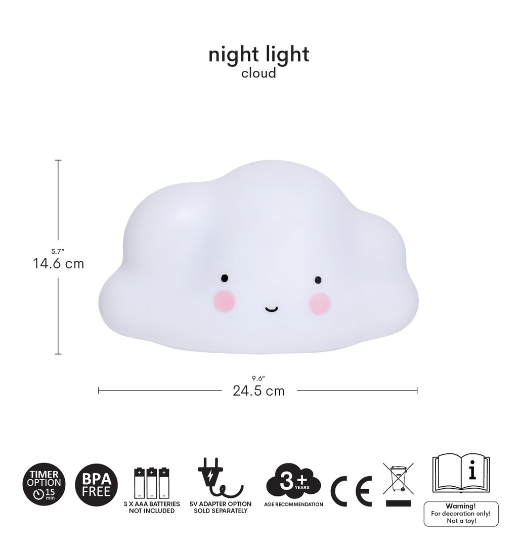 Nachtlicht: Wolke