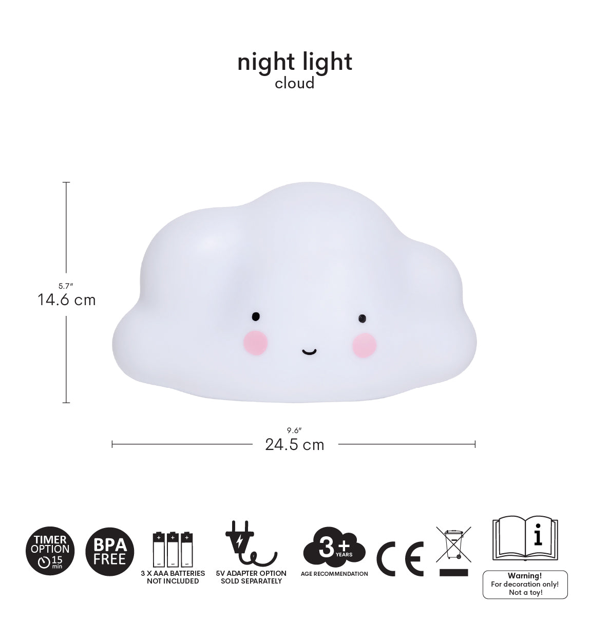 Nachtlicht: Wolke