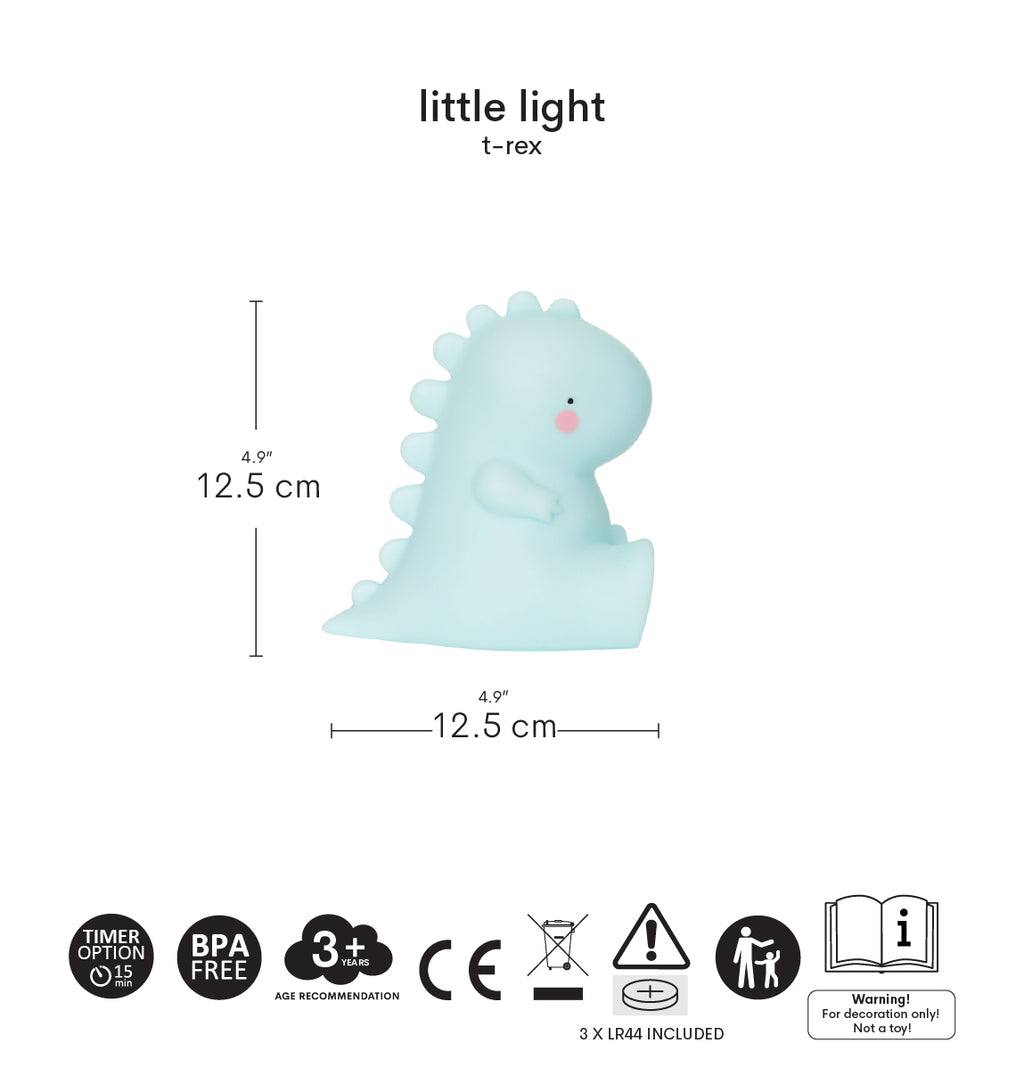 Little light: T-rex - blau