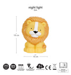Nachtlampe: Löwe