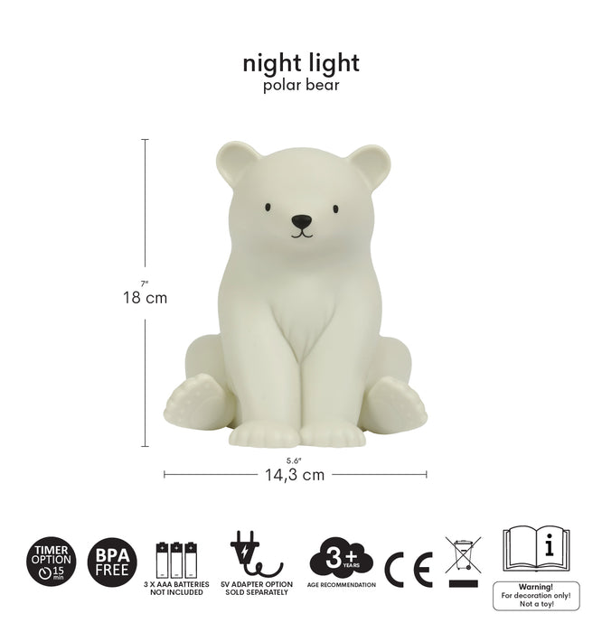 Nachtlicht: Eisbär