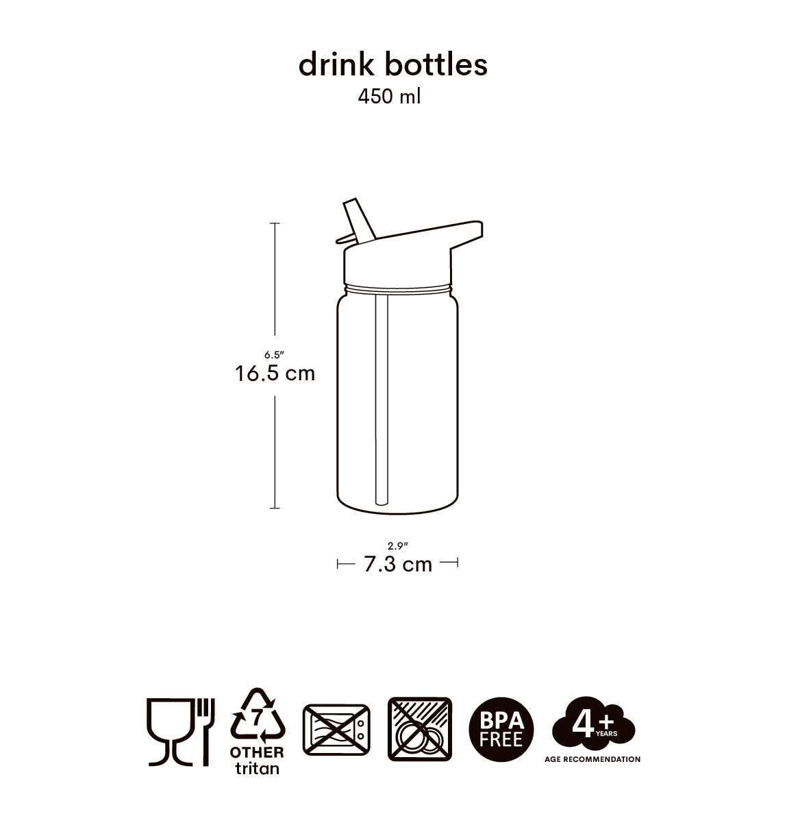 Trinkflasche: Roboter