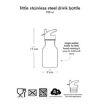 Kleine Edelstahl-Trinkflasche: Dinosaurier