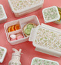 Bento-Lunchbox: Blüten - rosa