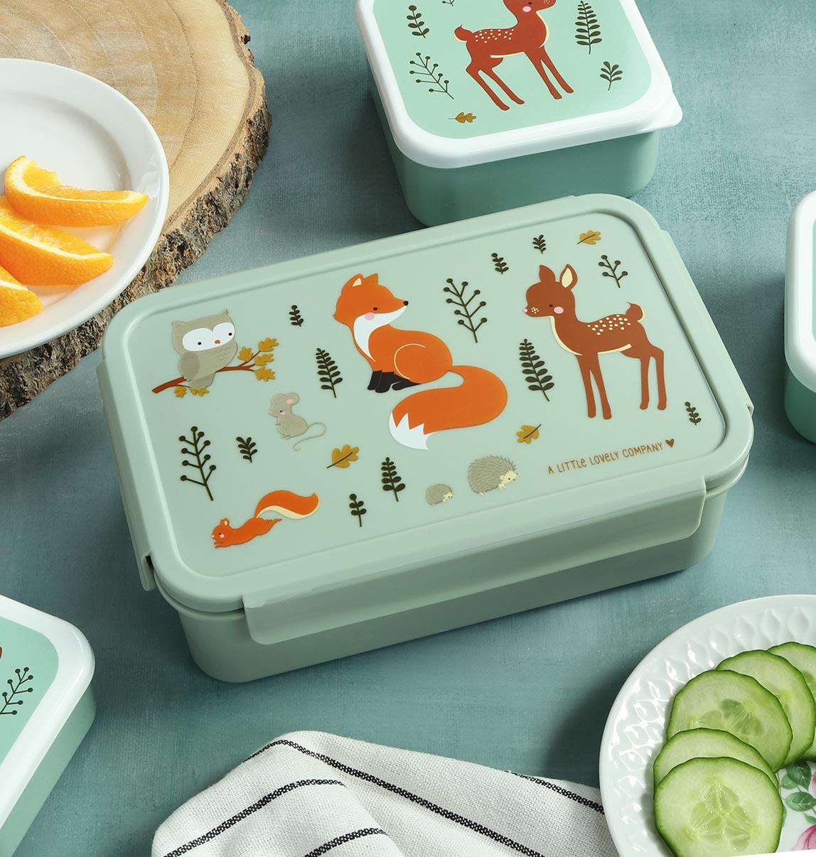 Bento-Lunchbox: Waldfreunde
