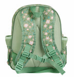 Rucksack: Blüten - salbeigrün