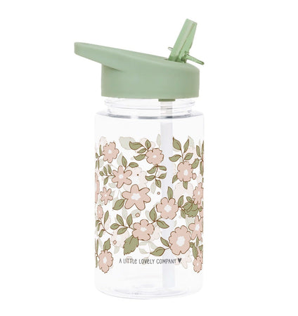 Trinkflasche: Blüten-salbeigrün