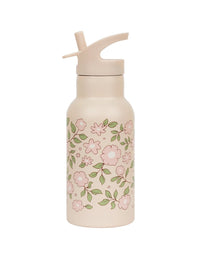 Edelstahl-Trinkflasche: Blüten-rosa