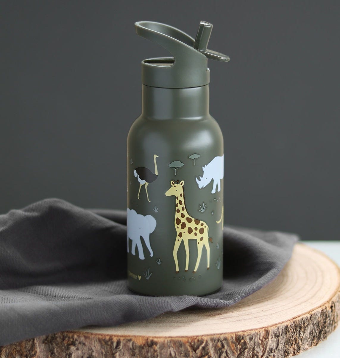 Edelstahl-Trinkflasche: Savanne