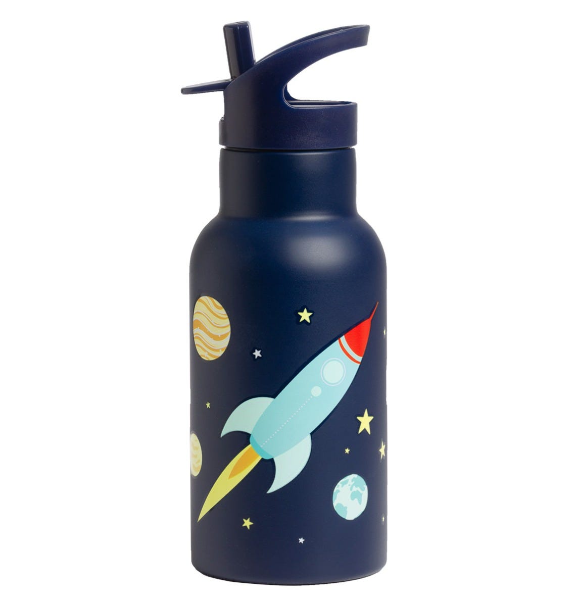 Edelstahl-Trinkflasche: Weltall