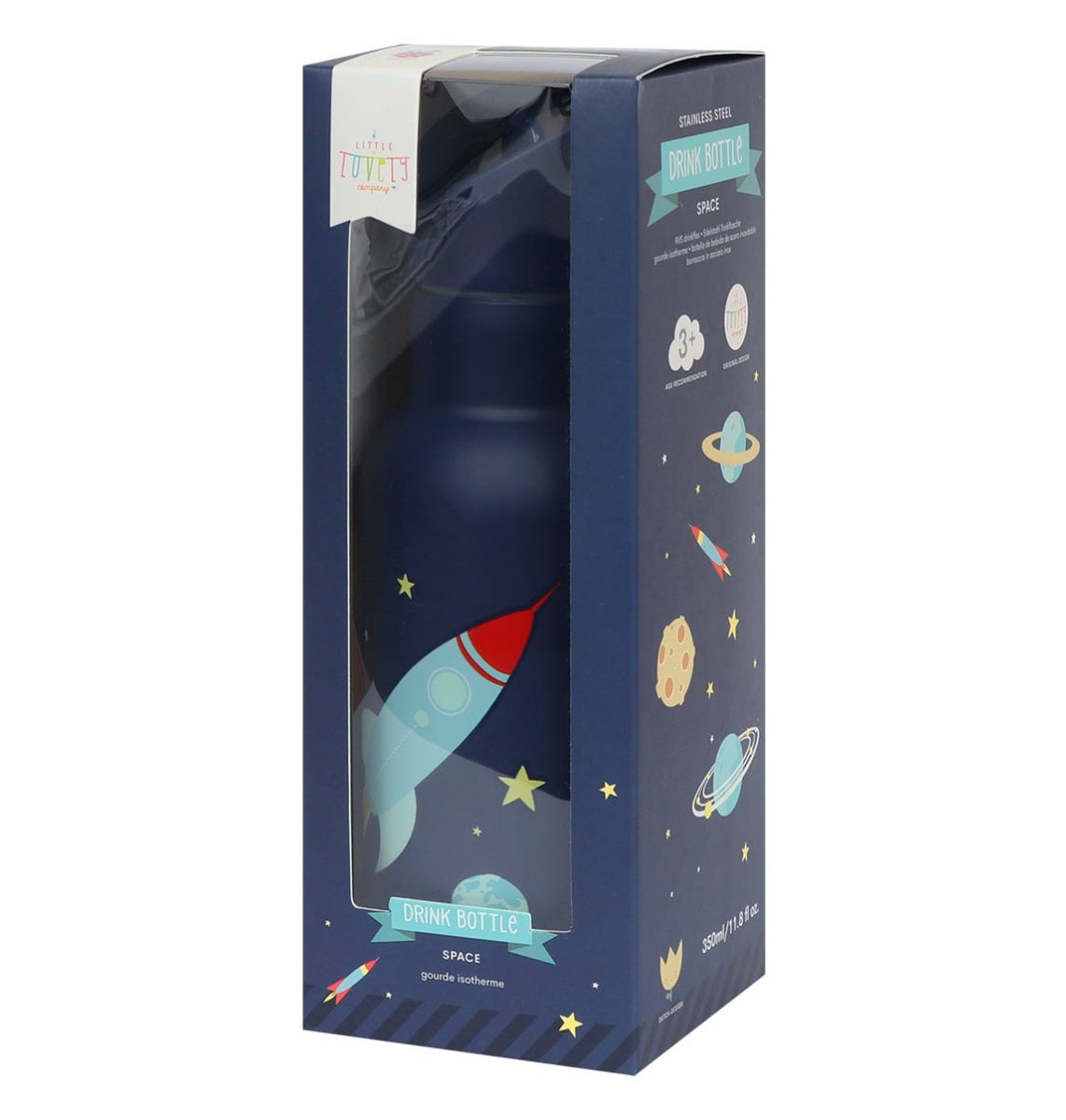 Edelstahl-Trinkflasche: Weltall