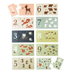 Zahlenpuzzle: Waldfreunde