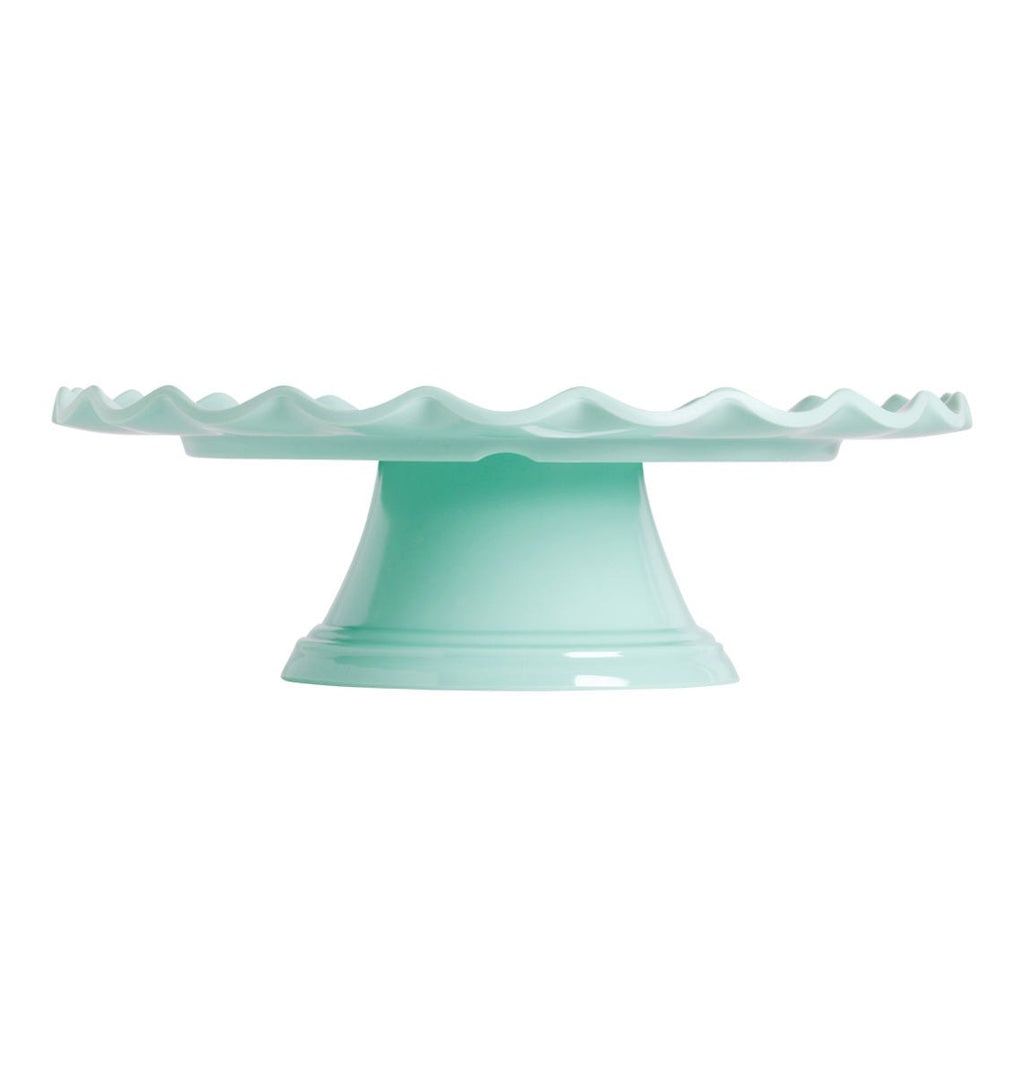 Tortenplatte: Welle - Mint