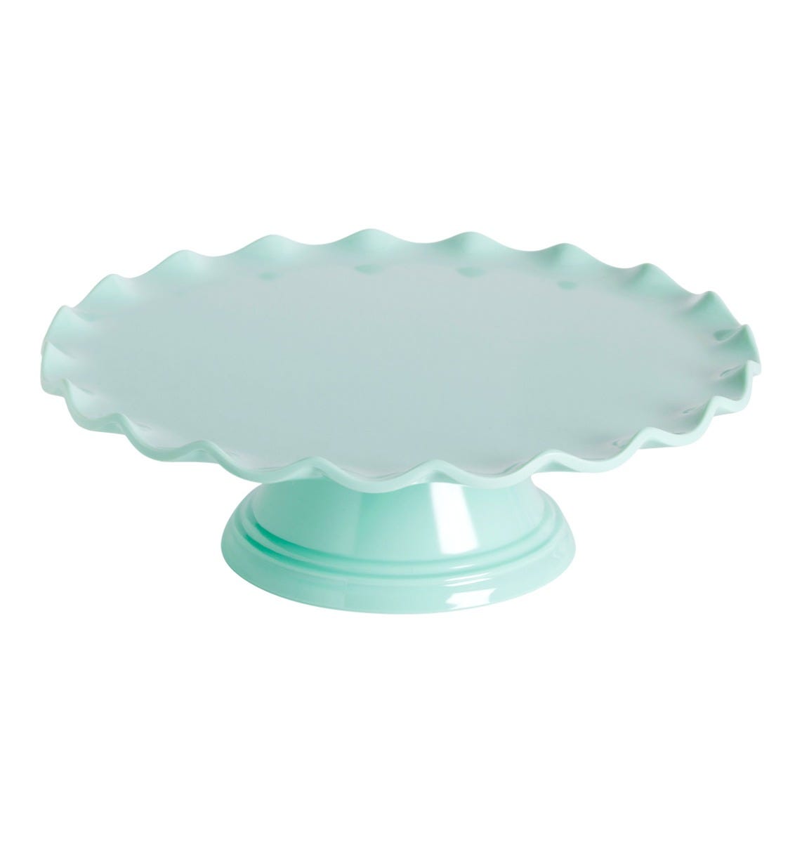 Tortenplatte: Welle - Mint