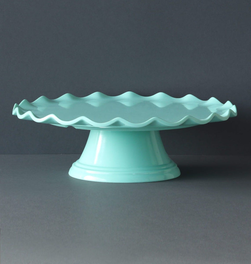 Tortenplatte: Welle - Mint