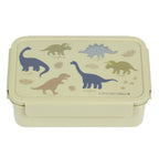groene bento lunchbox met dino print van a little lovely company
