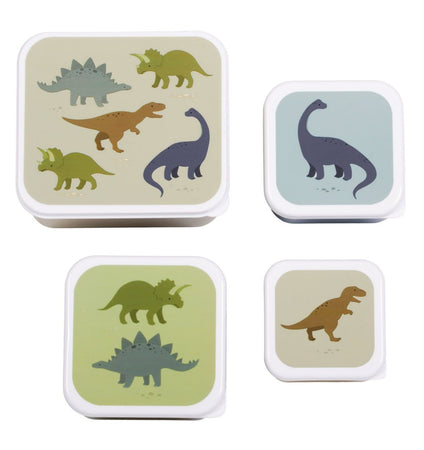 Brot- und Snackdosen Set: Dinosaurier