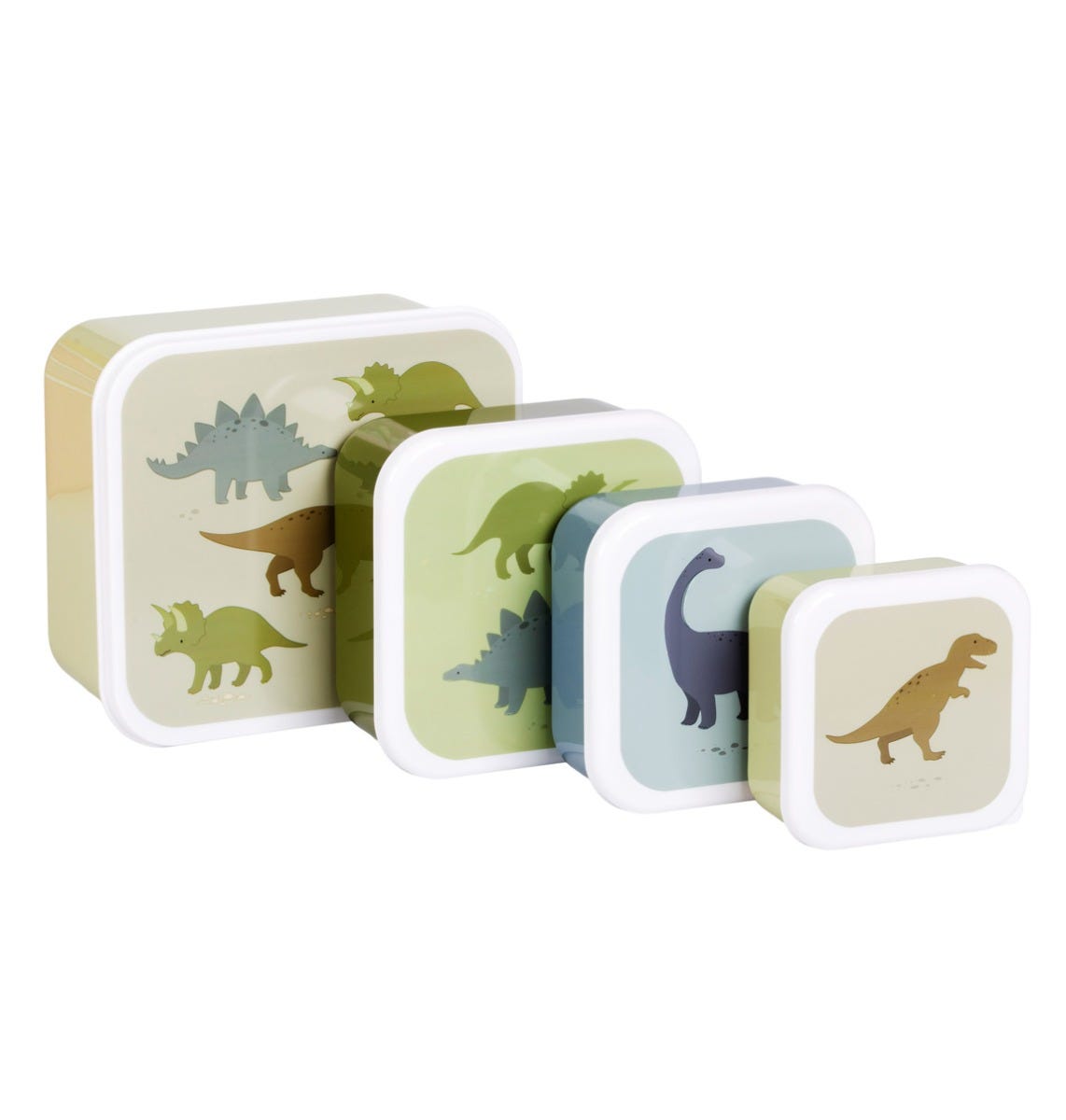 Brot- und Snackdosen Set: Dinosaurier