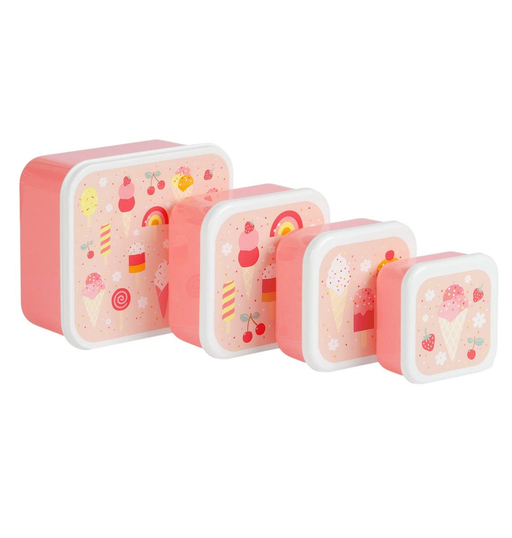 Brot- und Snackdosen Set: Eiscremes