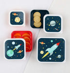 Brot- und Snackdosen Set: Weltall