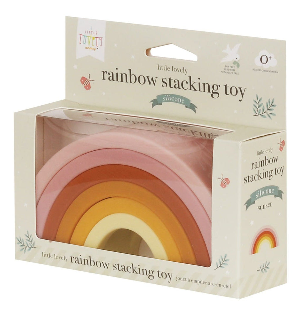 Regenbogen-Stapelspielzeug: sunset
