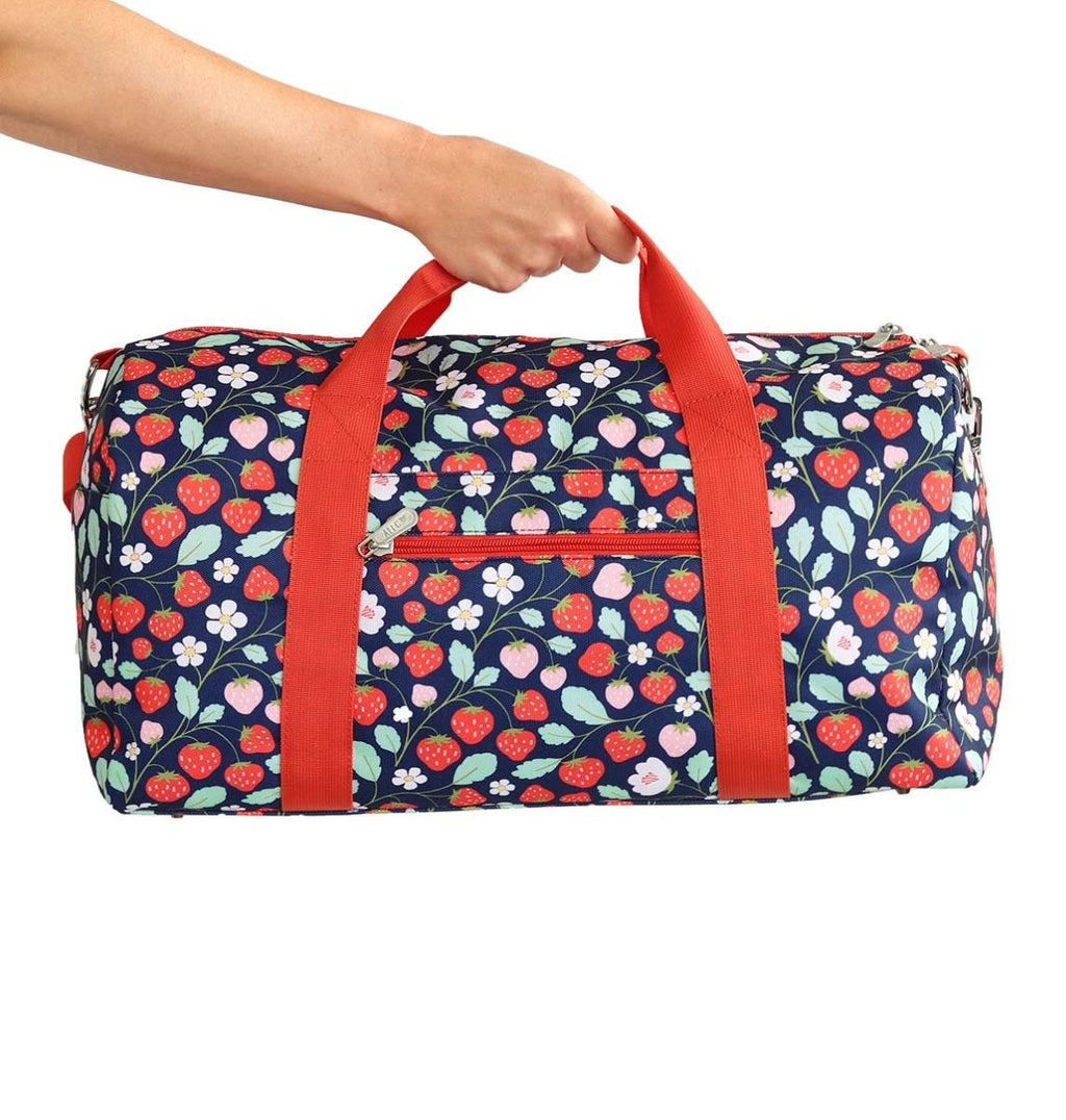 Reisetasche: Erdbeeren