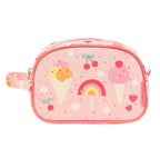 roze toilettasje met ijsjes print van a little lovely company