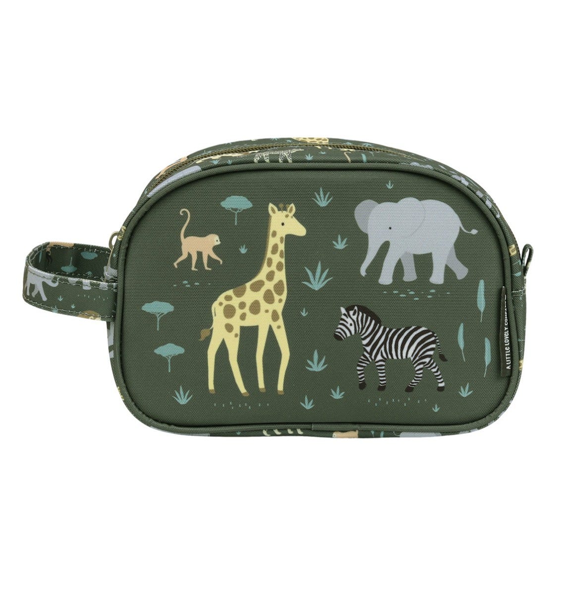 toilettas voor kinderen met wilde dieren van de savanna van a little lovely company